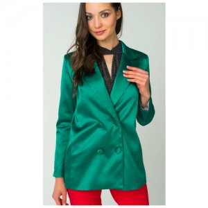Двубортный пиджак 5478 Зеленый 44 Fashion Confession. Цвет: зеленый