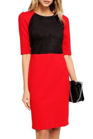 Платье Glam Casual. Цвет: красный