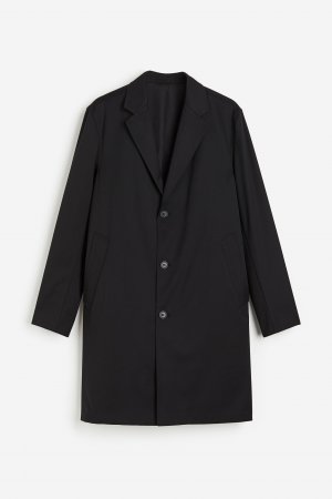 Пальто Slim Fit, черный H&M