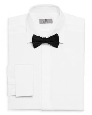 Классическая рубашка в строгом стиле , цвет White Canali