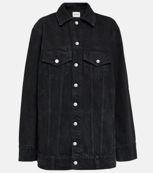 Хлопковая джинсовая куртка , черный Khaite