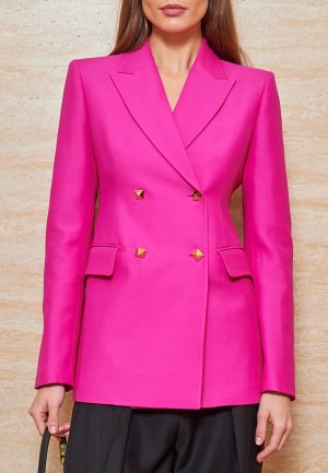 Пиджак VALENTINO. Цвет: розовый