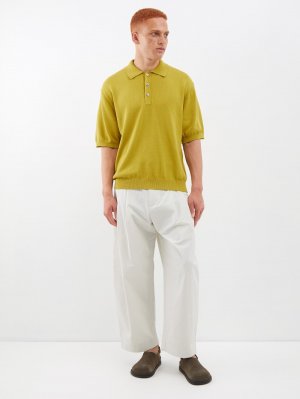 Рубашка-поло из хлопка swing , зеленый Studio Nicholson