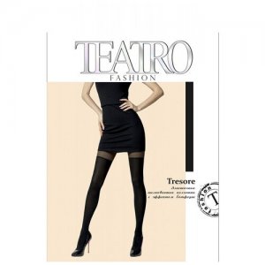 Колготки Tresore Fashion, размер 3/1-2, черный TEATRO. Цвет: черный