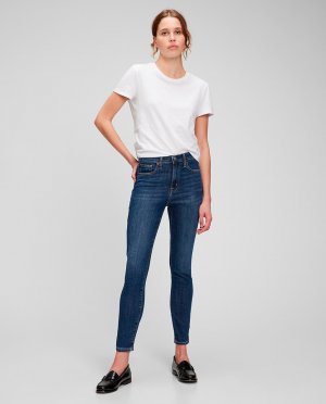 Женские джинсы скинни темно-синего цвета. Gap, темно-синий GAP