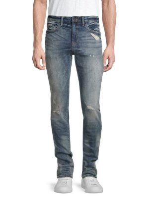 Зауженные рваные джинсы One Slim , цвет Medium Wash Prps