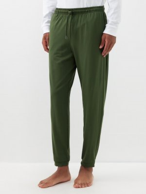 Пижамные брюки из смесового модала с кулиской basel , зеленый Derek Rose