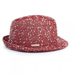 Шляпа , размер uni, красный Seeberger. Цвет: красный