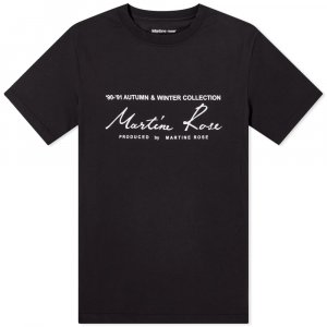 Классическая футболка с логотипом , черный Martine Rose