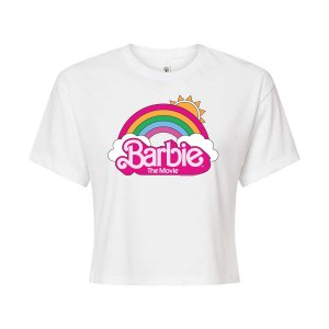 Укороченная футболка с логотипом  Movie для юниоров , белый Barbie