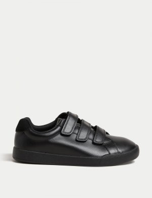 Детские кожаные школьные туфли Freshfeet (размер 2½–9) , черный Marks & Spencer
