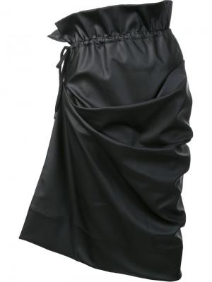 Юбка с кожаным эффектом Andreas Kronthaler For Vivienne Westwood. Цвет: черный