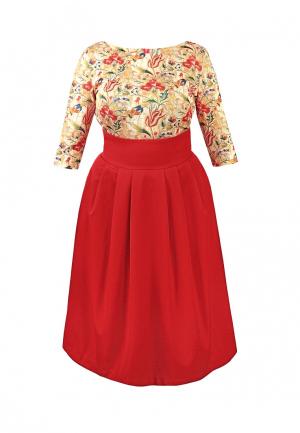 Платье Spicery Лаура. Цвет: бордовый