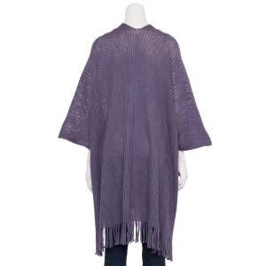 Женская одежда открытого вязки руана с бахромой Sonoma Goods For Life