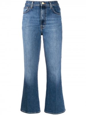 Расклешенные джинсы Julia с завышенной талией J Brand. Цвет: синий