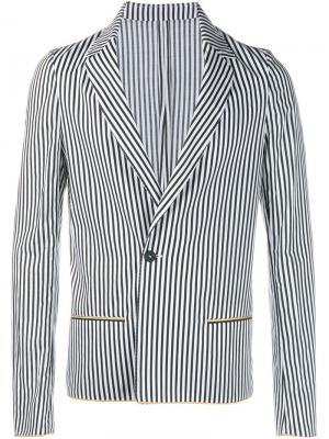 Striped Jacket Haider Ackermann. Цвет: чёрный