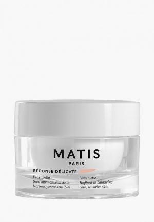 Крем для лица Matis Reponse Delicate чувствительной кожи, поддержания баланса биофлоры, 50 мл. Цвет: прозрачный