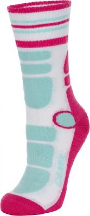 Носки для девочек , 1 пара, размер 28-30 Demix. Цвет: белый