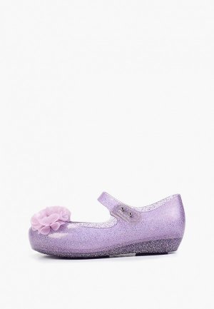 Резиновые туфли Melissa. Цвет: фиолетовый