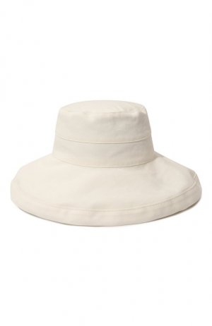 Хлопковая шляпа Jil Sander. Цвет: белый