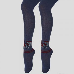 Колготки , размер 98/104, голубой PARA socks. Цвет: голубой