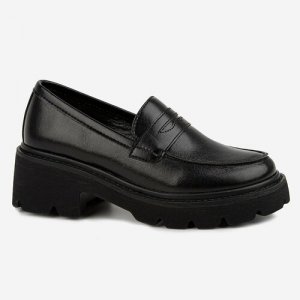 Туфли , размер 38, черный Kapika. Цвет: черный