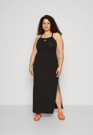 Платье из джерси 3 STRIPES DRESS adidas Originals, цвет black Originals