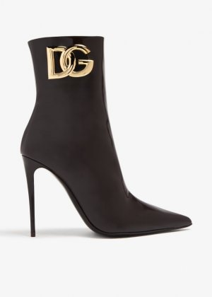 Ботинки Calfskin Ankle, коричневый Dolce&Gabbana