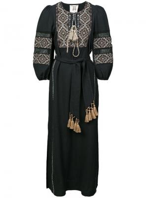 Платье Joni Figue. Цвет: черный