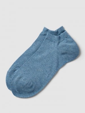 Носки-кроссовки с ребристыми манжетами в упаковке 2 шт., модель Basic Uni , синий Esprit
