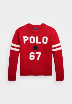 Вязаный свитер BALL , цвет red multi Polo Ralph Lauren