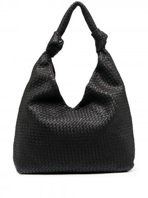 Плетеная сумка на плечо Officine Creative. Цвет: черный
