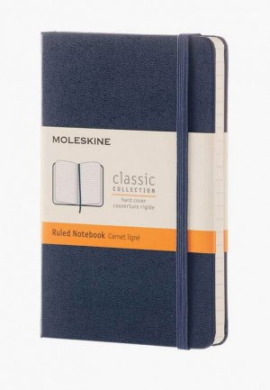 Блокнот Moleskine CLASSIC Pocket 90x140 мм 192 стр.. Цвет: синий
