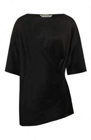 Шелковая блузка Ruban. Цвет: чёрный