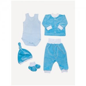 Комплект одежды , размер 22-68, голубой Клякса. Цвет: розовый