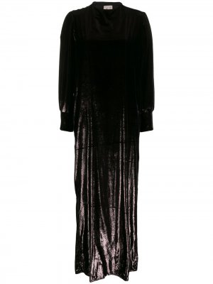 LAutre Chose фактурное платье-трапеция с длинными рукавами L'Autre. Цвет: коричневый