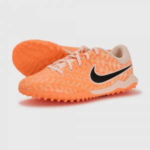 Шиповки для мальчиков, футбольные, нескользящая подошва, размер 6Y US, оранжевый NIKE. Цвет: оранжевый