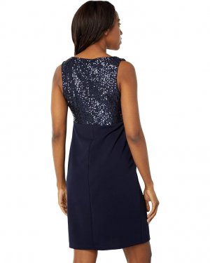 Платье MARINA Tank Sequin Dress, темно-синий