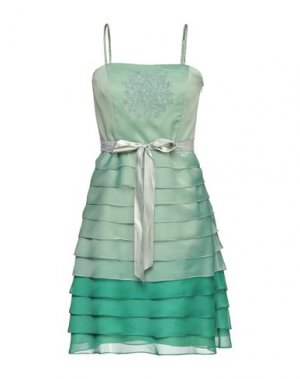 Короткое платье OMAI. Цвет: светло-зеленый