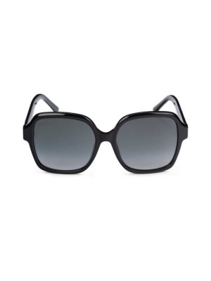 Квадратные солнцезащитные очки 55 мм , черный Jimmy Choo