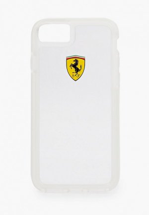 Чехол для iPhone Ferrari 8 / SE 2020, Shockproof PC Transparent. Цвет: белый