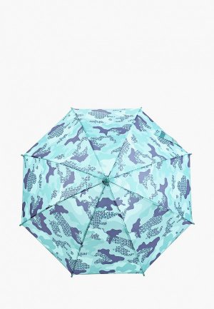 Зонт-трость PlayToday. Цвет: бирюзовый