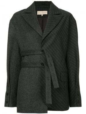 Куртка в стиле оверсайз Ruban. Цвет: серый