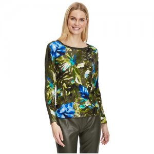 Пуловер женский, , артикул: 5662/2946, цвет: хаки (5881), размер: 48 Betty Barclay. Цвет: зеленый/хаки