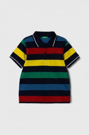 United Colors of Benetton Детская хлопковая рубашка-поло, мультиколор
