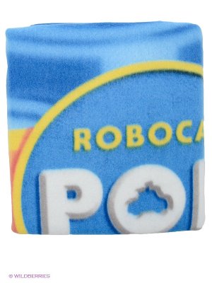 Плед Robocar Poli. Цвет: синий, зеленый, желтый