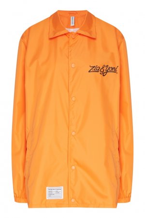 Оранжевая куртка ZIQ & YONI. Цвет: оранжевый