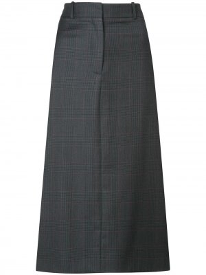 Прямая юбка длины миди Calvin Klein 205W39nyc. Цвет: серый