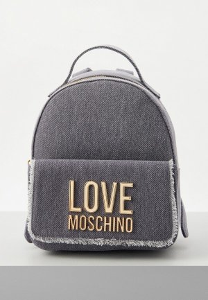 Рюкзак Love Moschino. Цвет: синий