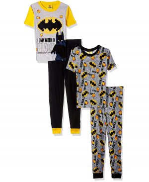 Хлопковый пижамный комплект из 4 предметов Batman Big Boys LEGO